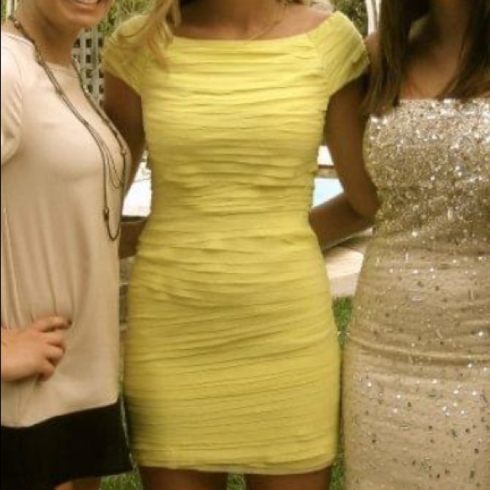 Alice + Olivia Yellow Dress